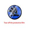 WMZW4 Aluminum Alloy 42.5mm Car Steering Wheel Center Stickers for SKODA Rapid Octavia Fabia 1 2 Karoq Kodiaq Yeti Superb Interior