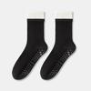 1 Pair Yoga Socks with Non-slip Gripper Breathable Moisture-Wicking Ballet Dance Fitness Pilates Athletic Gym Sports Mid-calf Socks