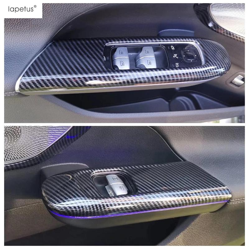 Car Door Window Glass Lift Switch Panel Frame Cover Trim Interior Accessories For Mercedes Benz C Class W206 Sedan - 2025