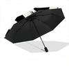 1pc YinYang Skull Automatic Folding Umbrella - Windproof Compact Travel Umbrella with Auto Open/Close, 8-Rib Heavy-Duty Shaft for Women/Men A059