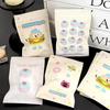 50Pcs/Pack Reusable Biscuit Packaging Bag Cartoon Design Gift Pouch  Package Supplies