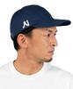 Nakota Standard Visor Logo Cap for Men and Baseball Deep UV Large Circumference Navy Women, Cap, Fit, Protection, Cotton, Size, Spring/Summer,