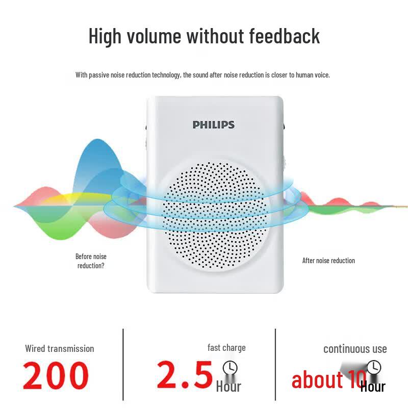 Philips Портативный усилитель голоса SBM507 с Bluetooth (Китайская версия)