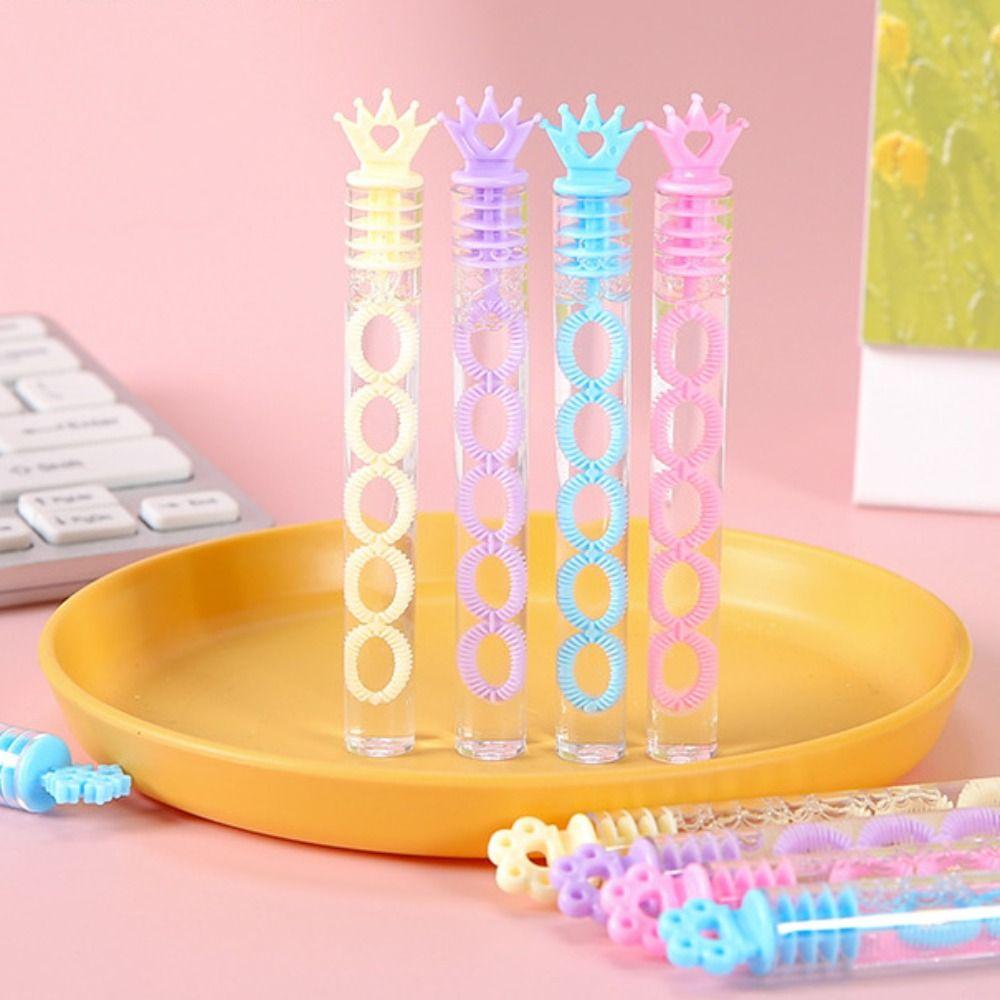 5-hole Colorful Bubble Tube Toy Handheld Mini Bubble Wand Cat Paw Bubble Blower  Amusement Park
