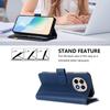 For OnePlus Ace 5 Pro 5G/OnePlus 13R 5G Leather Case 9 Card Slots Zipper Wallet Stand Phone Cover with Wrist Strap