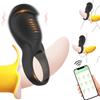 App-Controlled Vibrating Cock Ring for Men Clitoris Climax Stimulation Glans Delay Ejaculation Adult Sex for Couples Penis Rings