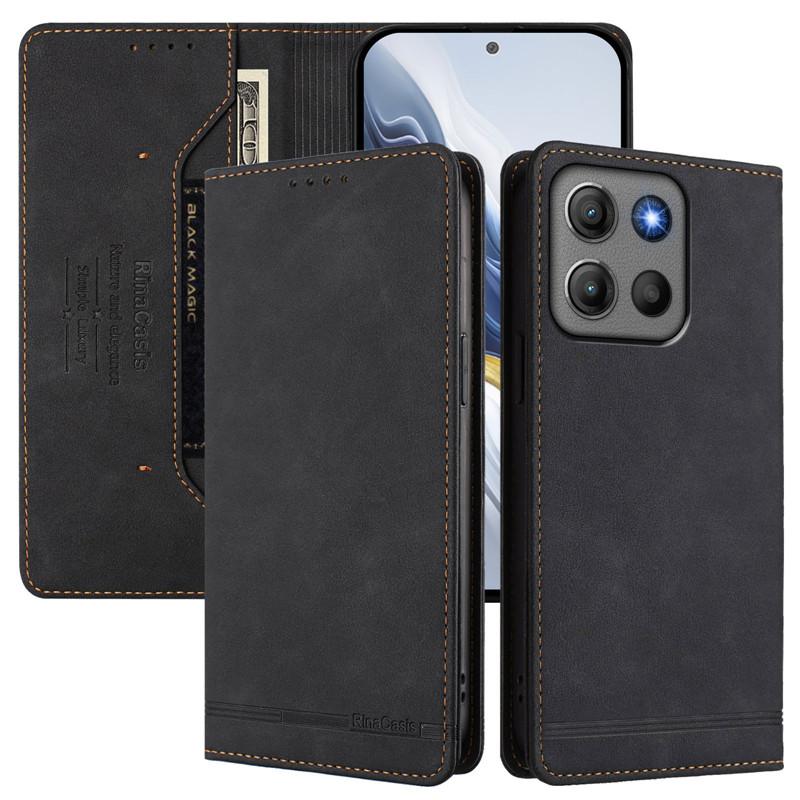 Leather Retro Anti-theft Wallet Flip Case For Motorola MOTO E15 E14 E13 E22 E32 E40 E30 E20 E7 Power Thinkphone 25 Phone Cover