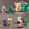 3D Cute Cat Dog Candle Silicone Mold Handmade Sausage Dog Poodle Aromatherapy Cream Candle DIY Animal Resin Doll Decoration Gift