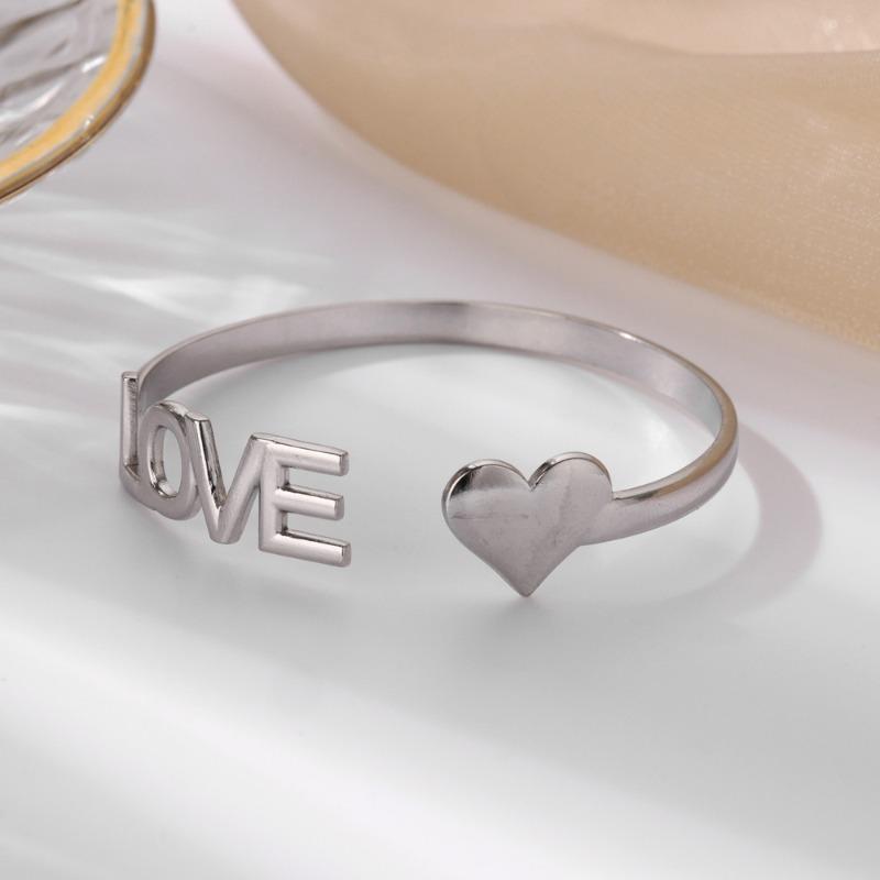 Новый браслет из нержавеющей стали ove love женский модный универсальный браслет-манжета из титановой стали