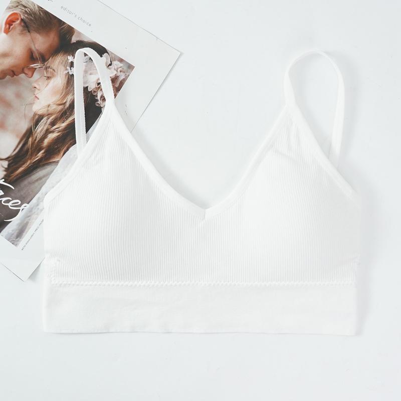 ECMLN Модный женский вязаный жилет, спортивный жилет, короткий топ, нижнее белье, удобный дышащий женский бюстгальтер