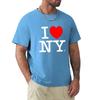I Love New York Tourist I Heart Ny T Shirt Harajuku Short Sleeve T-shirt 100% Cotton Graphics Tshirt Tops