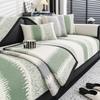 Осенний домашний чехол из шенилловой ткани в полоску Funda Sofa Mat Non-slip Anti-cat Sofa Cushion Couch Sofa Covers Mat