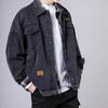 Men's Jacket Men's Fattened Plus Fat Jacket Student Loose Trend Large Size Men's Clothing