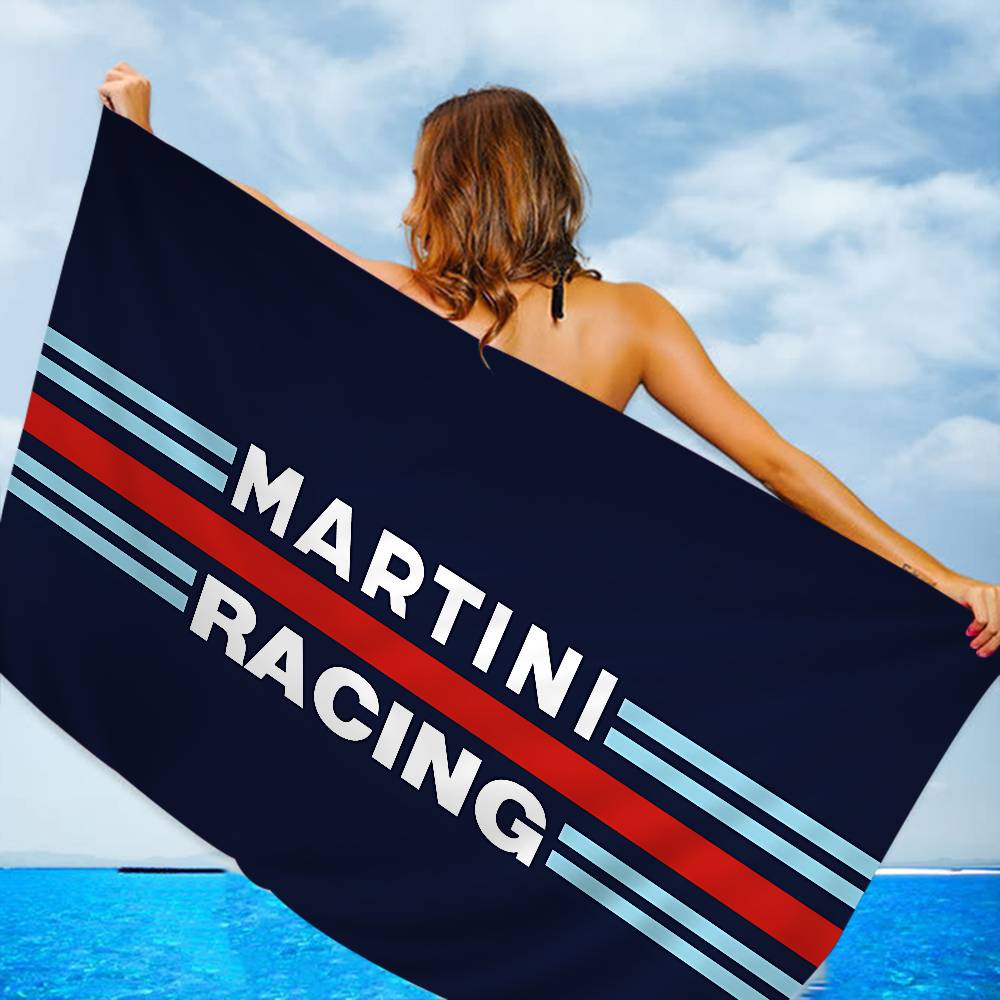 M-Martinis Racing Микрофибровое одеяло Быстросохнущие пляжные полотенца Большой размер с принтом Супервпитывающее полотенце-одеяло для бассейна