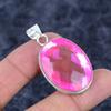 Pink Kunzite Gemstone Handmade 925 Sterling Silver Jewelry Pendant 1.81" M-3241