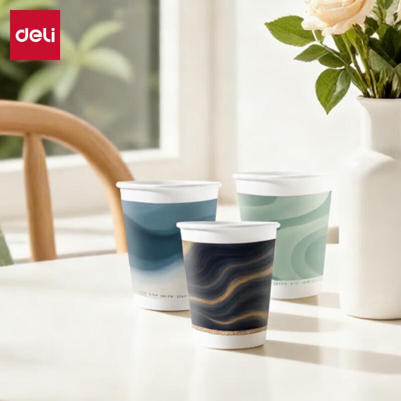 Deli Одноразовые бумажные стаканчики Gold Label