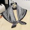 100% Natural Real Silk Scarf Women Luxury High Quality Square Fashion Print Hair Neckerchief Shawl Wraps Hijab Bandana Scarves