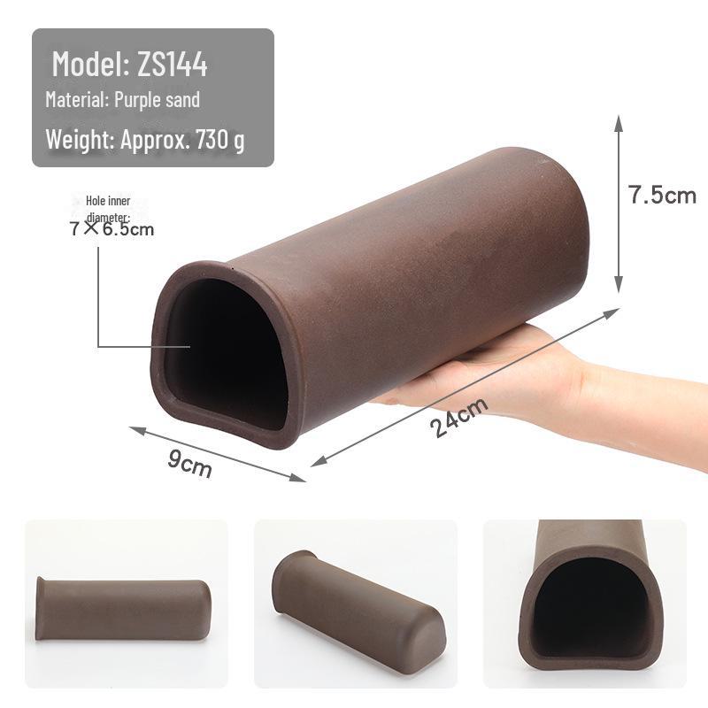 Purple Sand Ceramic Fish Tank Decor - Large, Medium & Small Rock Tiles