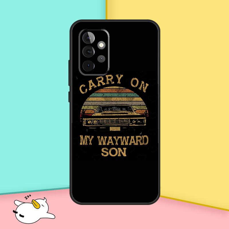 Сверхъестественное ЧЕМОДАНЧИК CARRY ON MY WAYWARD Для Samsung Galaxy A16 A06 A26 A36 A56 A53 A32 A52 A33 A13 A55 A35 A15 A14 A34 A54 A17