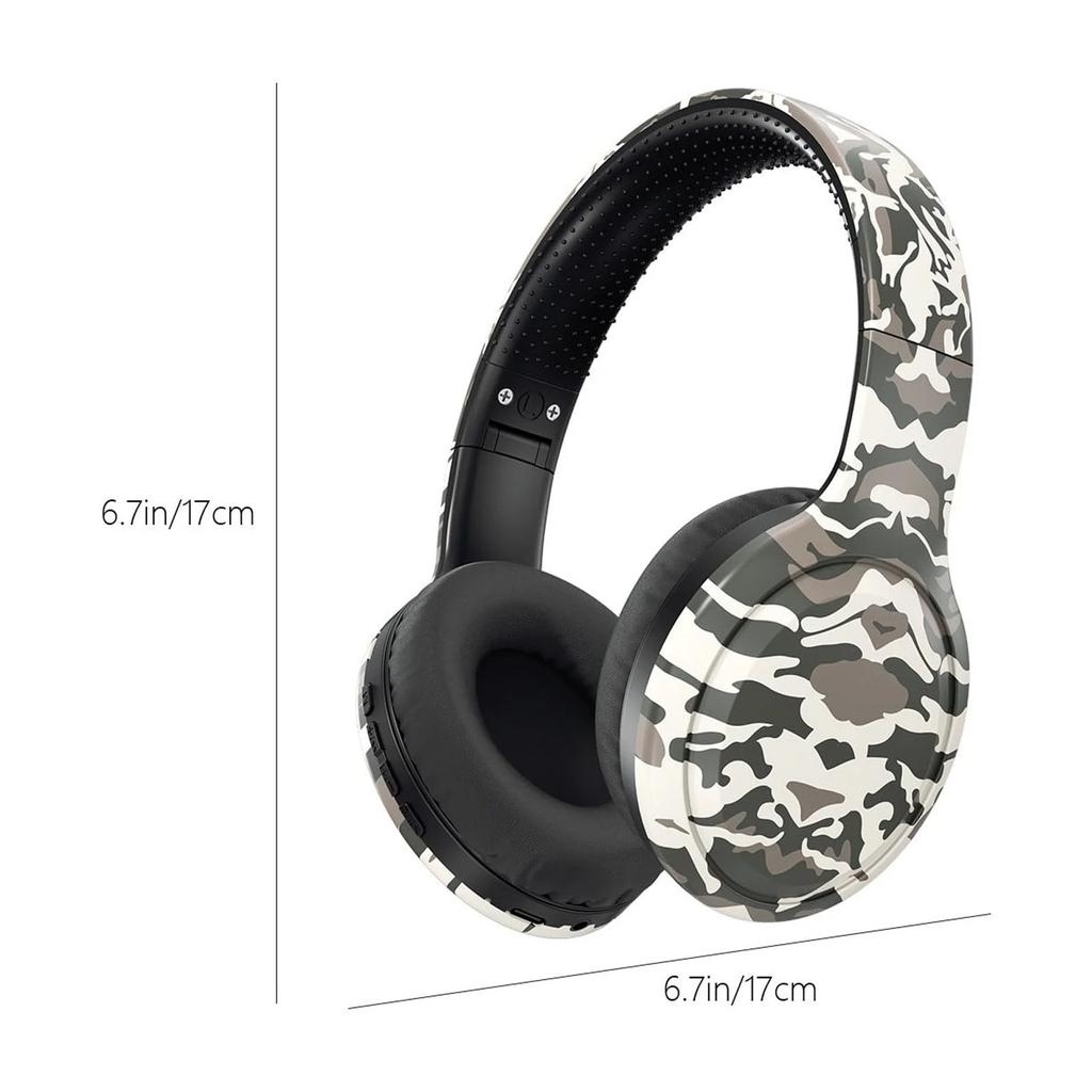 Беспроводные Bluetooth-наушники с сабвуфером, Bluetooth 5.3, подходят для мобильных устройств, компьютеров, игр, музыки и спорта