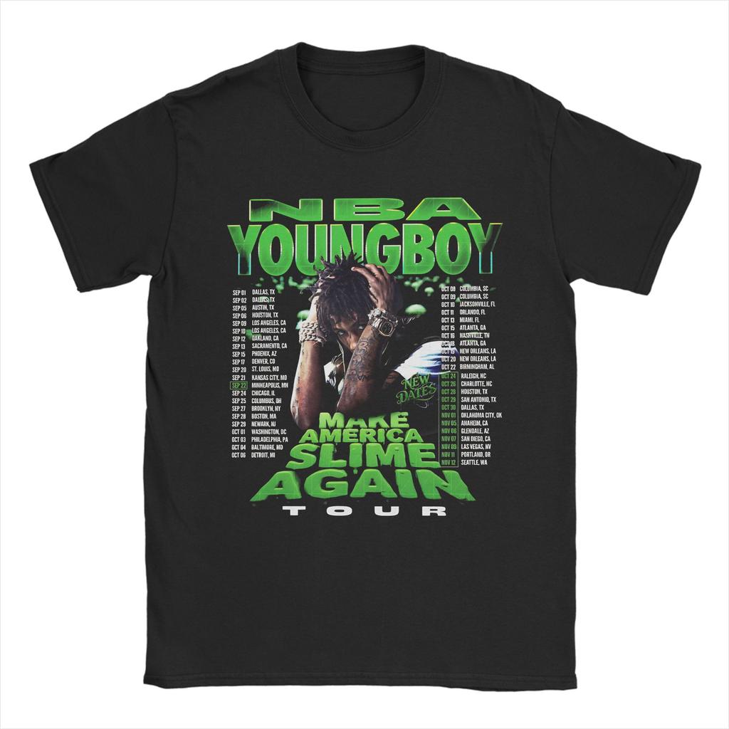 Рэпер Young Boy Never Broke Again MASA Тур 2025 Новое Поступление Футболка для Мужчин Женщин Чистый Хлопок Футболка Одежда