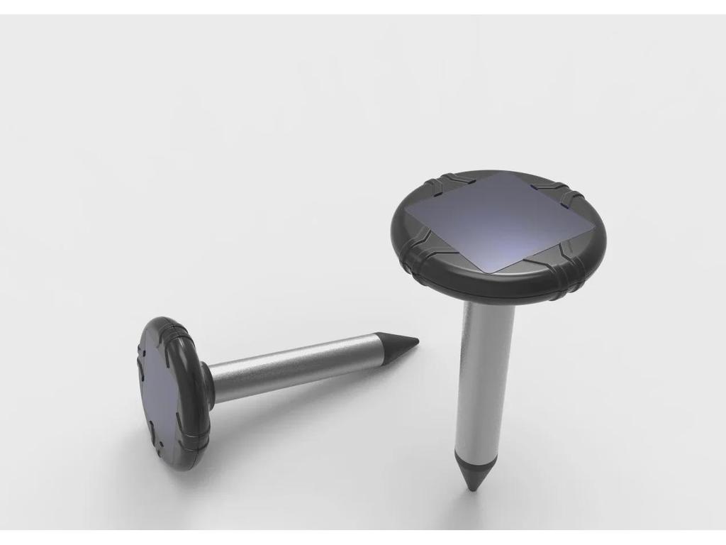 Отпугиватель змей и вредителей на открытом воздухе на солнечных батареях с вибрацией зуммера