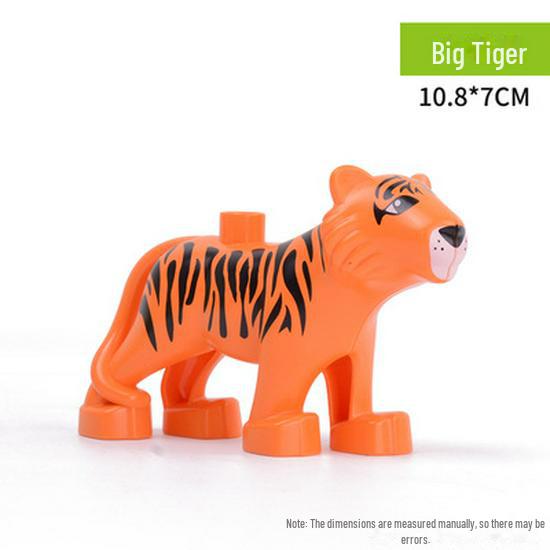 Аксессуары для животных из крупных частиц: Совместимые конструкторы Lego для детей от 3 лет и старше — детали для моделирования прерий, океана и джунглей