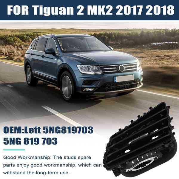 Left Air Vent Grille for 2017-2018 Volkswagen Tiguan, Part #5NG819703