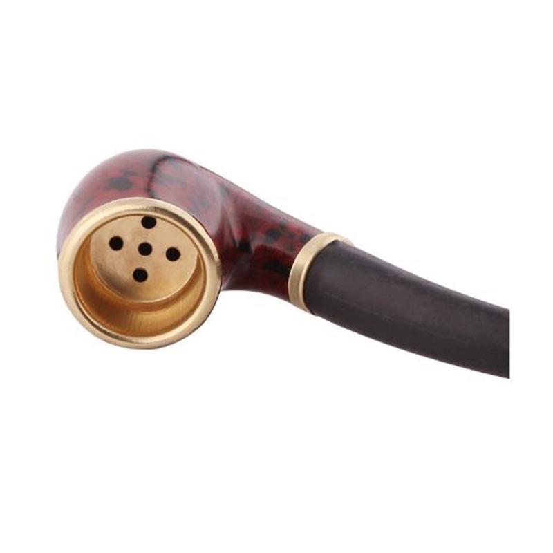 2 шт. Мужской костюм детектива Комплект костюма Трубка Черно-белая шляпа Аксессуары для костюма детектива для вечеринок на Хэллоуин