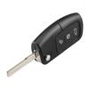 KEYYOU Key Shell For Ford Focus Fiesta C Max Ka 3 Buttons Flip Folding Uncut Blade Remote Car Blank Key Fob Cover Case