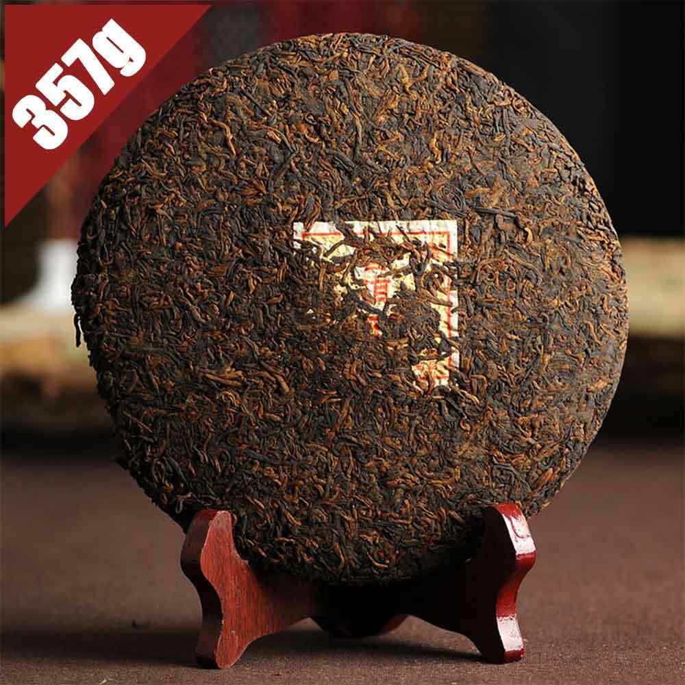 Чай Пуэр Буланг Маунтин Шу Пурьер 2006 года Arbor Eco King Спелый чай Пуэр 357г