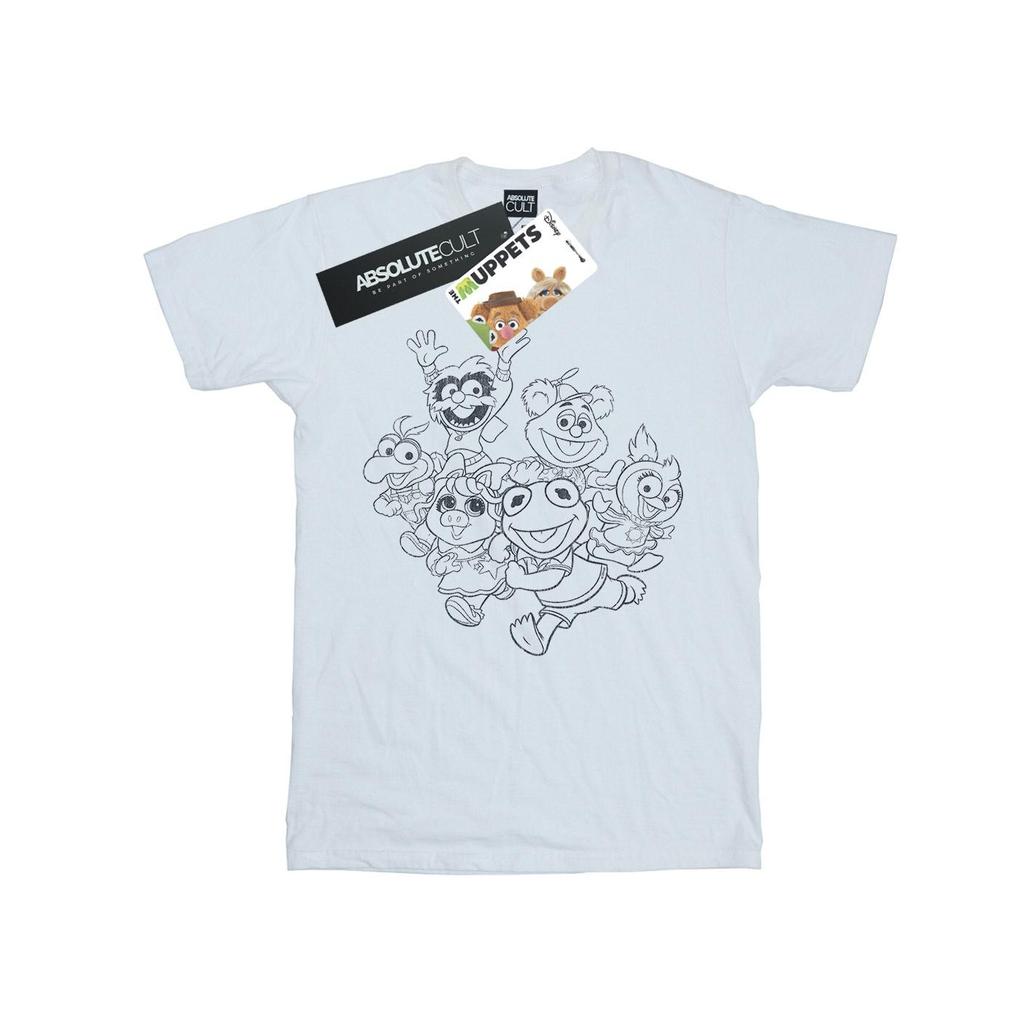 Disney Mens The Muppets Muppet Babies Mono Group T-Shirt