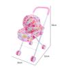 Iron Support Frame Baby Stroller Plastic + Metal Furniture Toy  Little Girls Boys