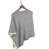 with Button Winter Cashmere Scarves Striped Long Shawl Classic Imitate Cashmere Scarf  Girl