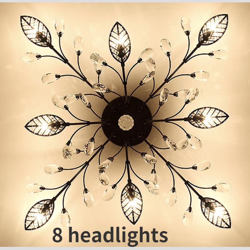 Современная хрустальная потолочная люстра, люстры для внутреннего освещения, хрустальный блеск для гостиной, спальни, кухни, светодиодные светильники