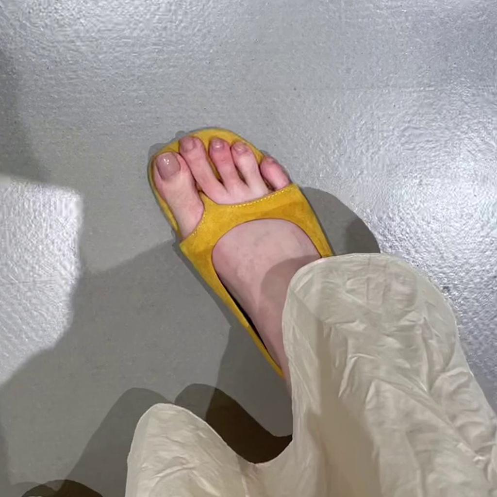 Внутренние сандалии на платформе с открытым носком, универсальные крутые шлепанцы, женские шлепанцы