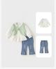 David Bella Girls' Sweater Vest Autumn Wear Children's Pure Cotton Vest Knitted Sweater Baby Girl's Shoulder