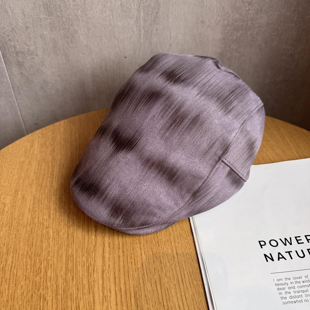 Modern Port Style Gradient Color Beret Women Warm Breathable Accessory Fashion