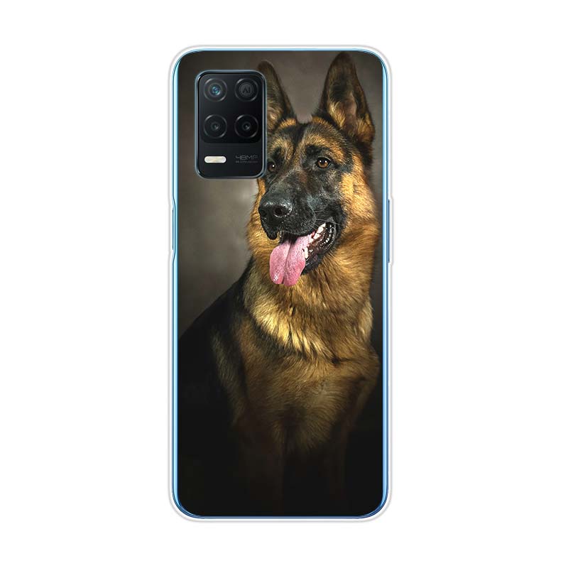 Чехол для телефона с немецкими овчарками для Realme 8 8i V3 V5 GT Neo Flash Edition Explorer Master Neo2 Narzo 30 50i 50A C21Y