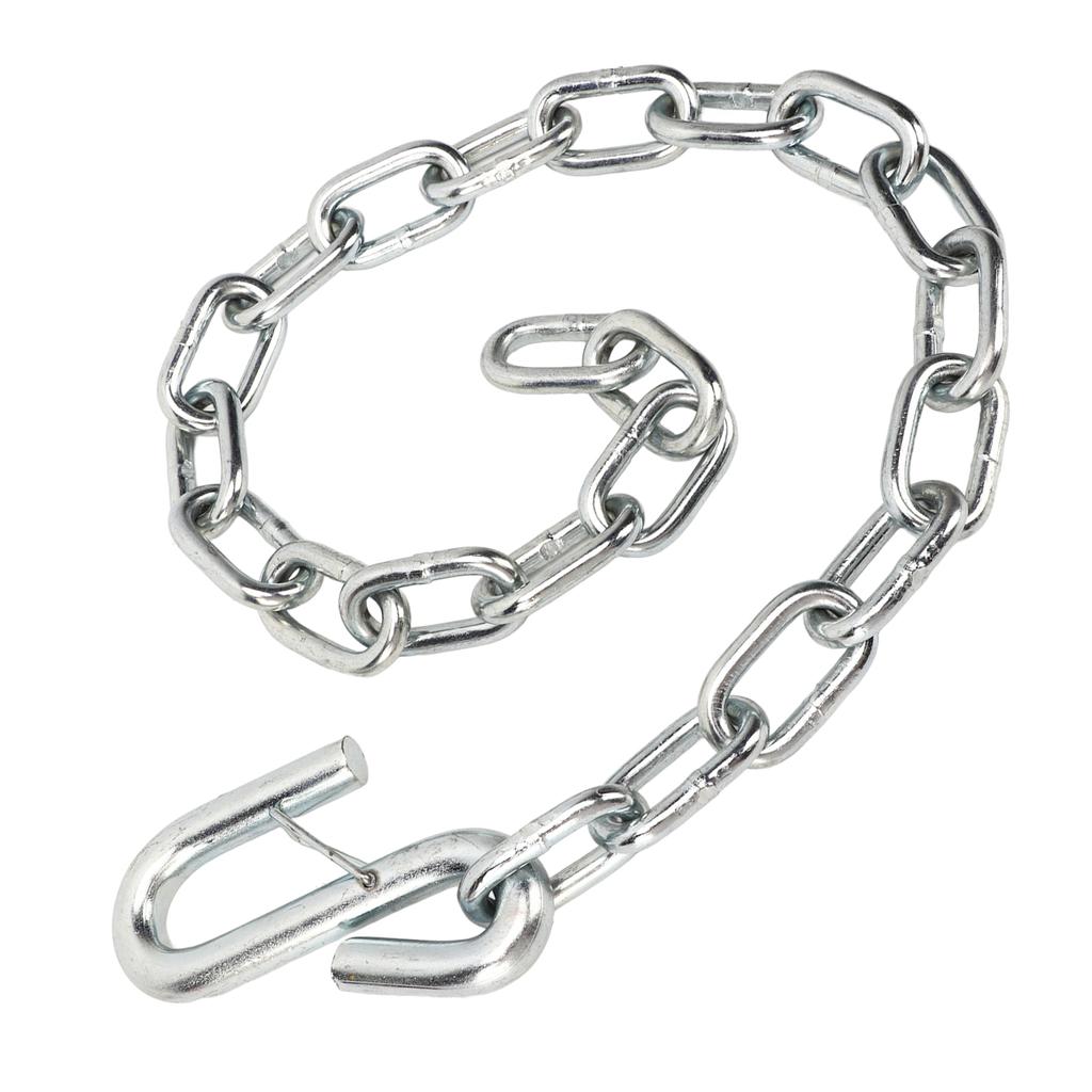 Страховочная цепь для прицепа, усиленная, 3500 фунтов, страховочные цепи с S-образными крюками с двойным пружинным зажимом, буксировочные тросы для прицепа, дома на колесах