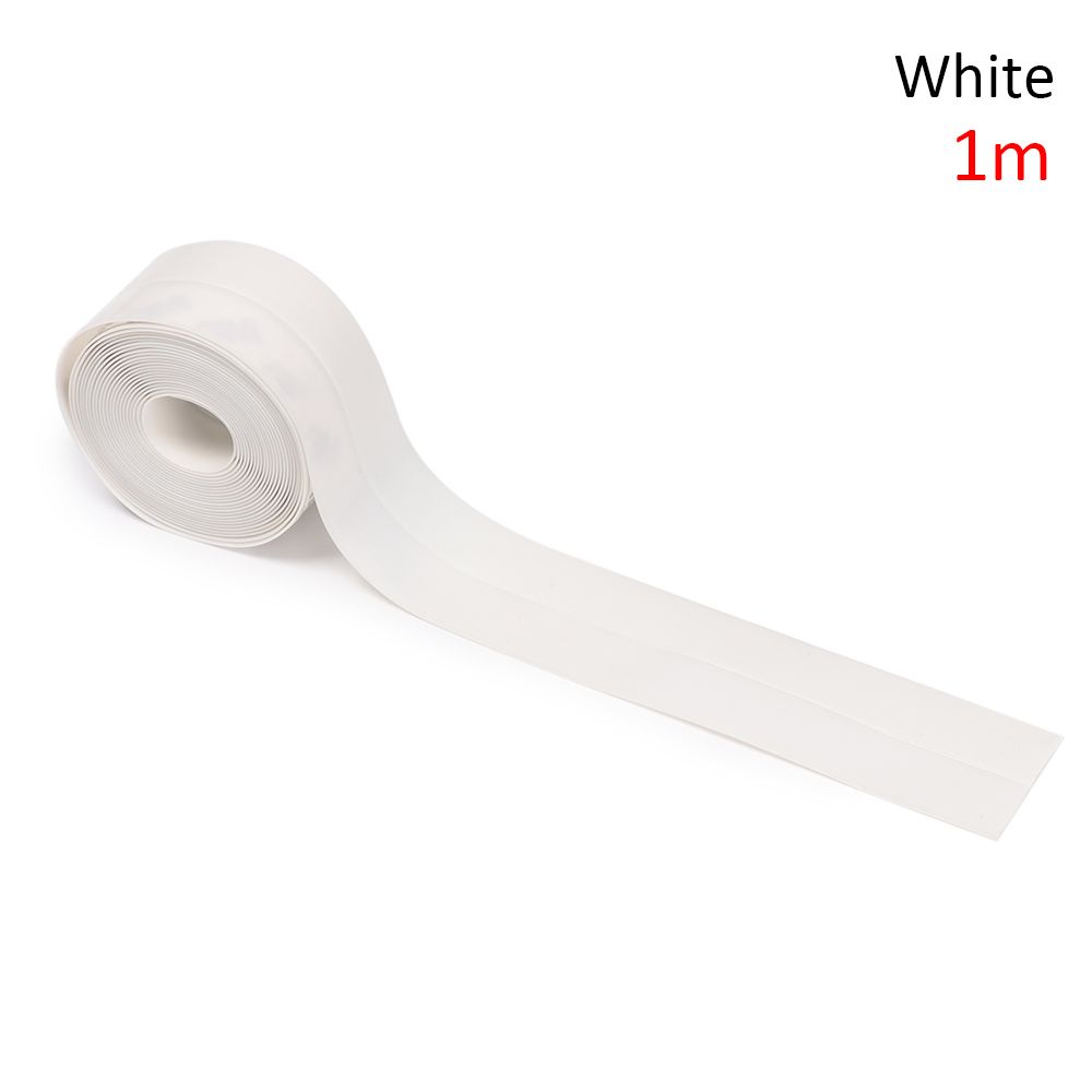 1м/3м/5м Домашний Декор Лента для Дверей и Окон Ванная Комната Защита от Плесени Уплотнительная Лента Силиконовая Резина Наклейка на Стену