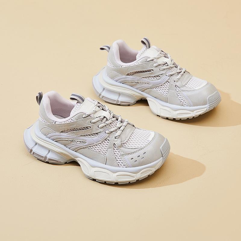 Новые женские кроссовки, модные спортивные одинарные кроссовки на толстой подошве