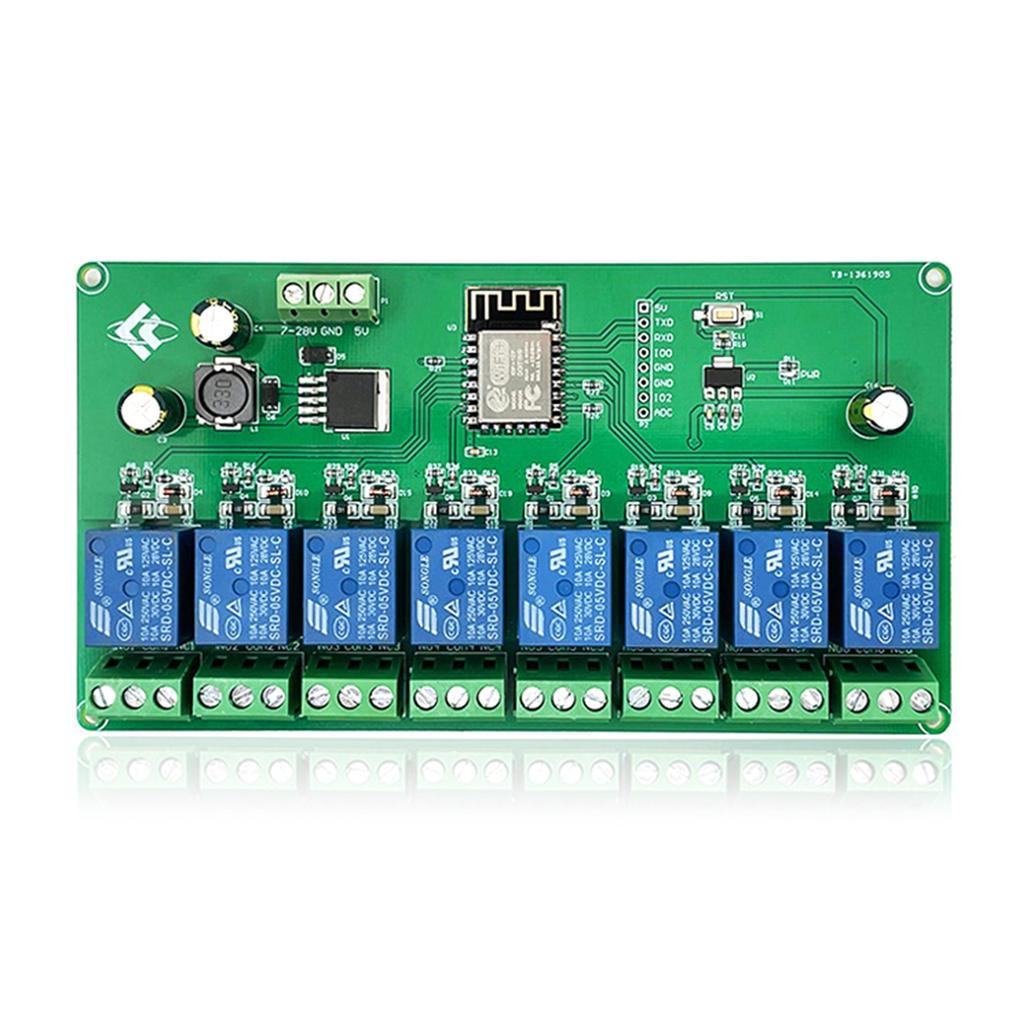 ESP8266 5V WiFi Relay Module 8 Channel APP Control for Smart Home Automation System