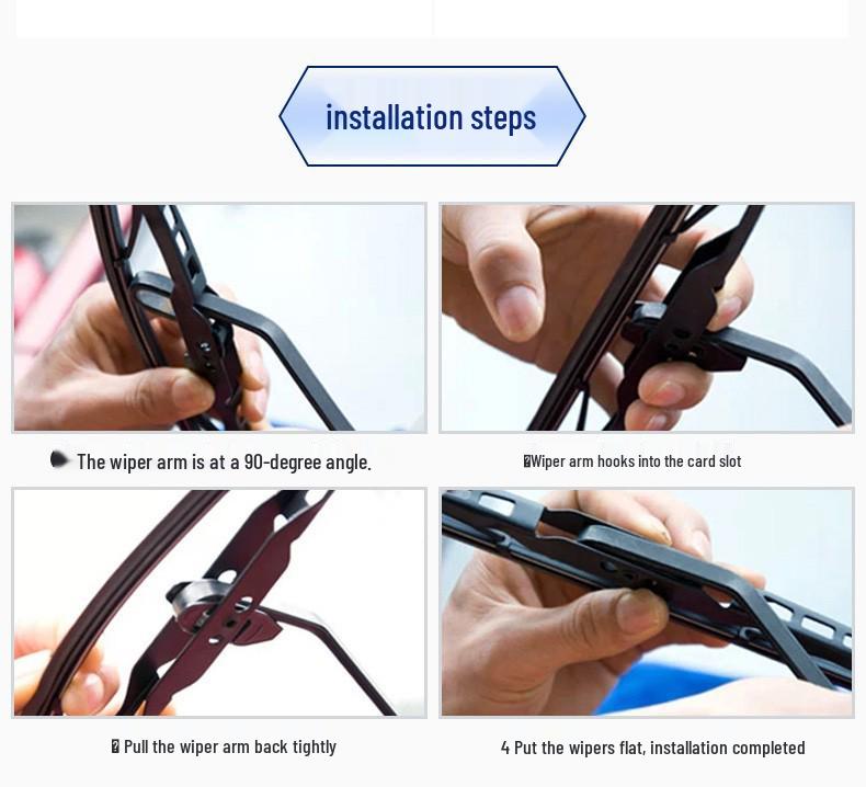 Compatible Wiper Blade for Foton Ruivo ES5/E3/Q5/Q9 and Xiaoyun RC Ruivo ES3 Truck