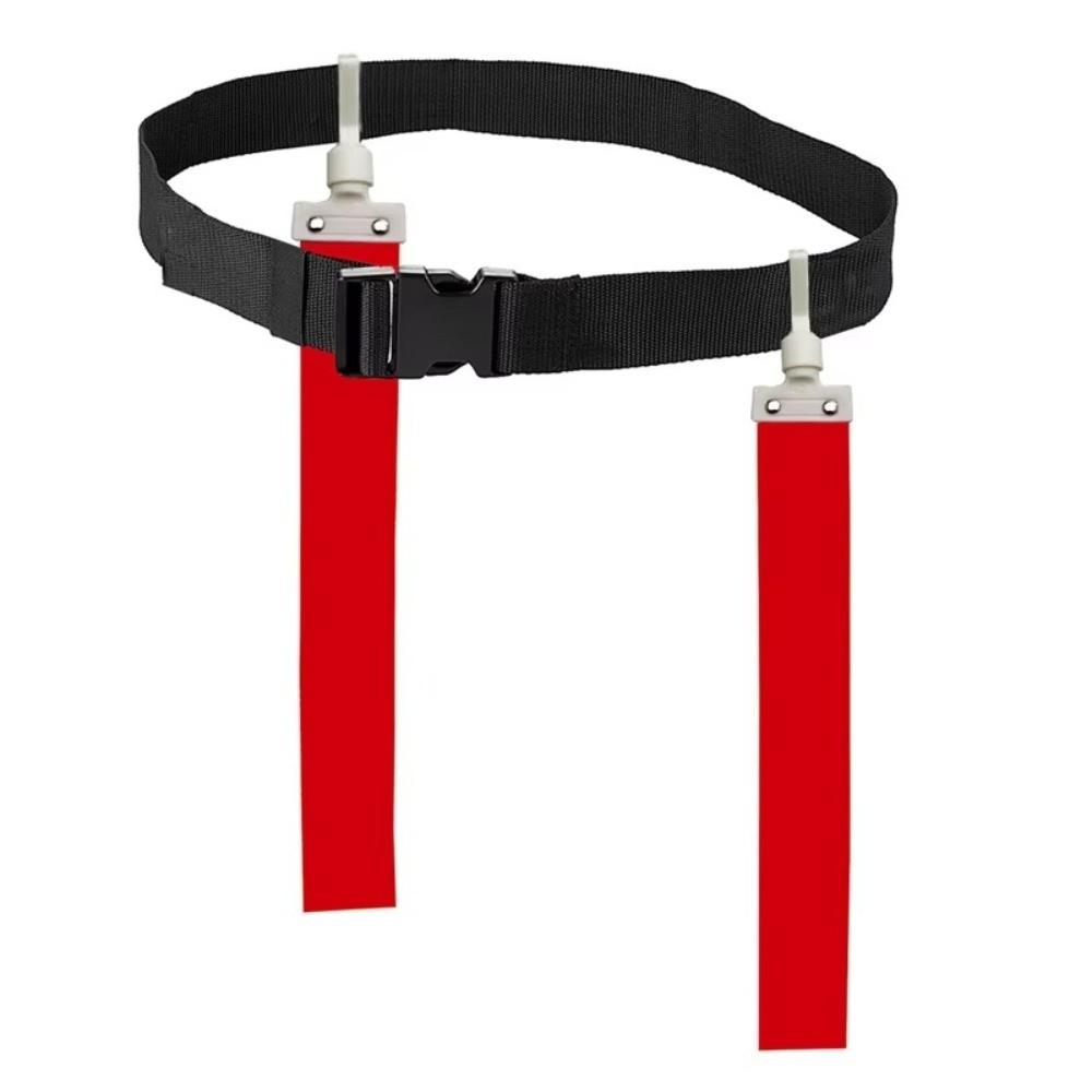 Adjustable Waist Flag Belt Durable Football Training Belt Rugby Flag Tag Flag Football Sport