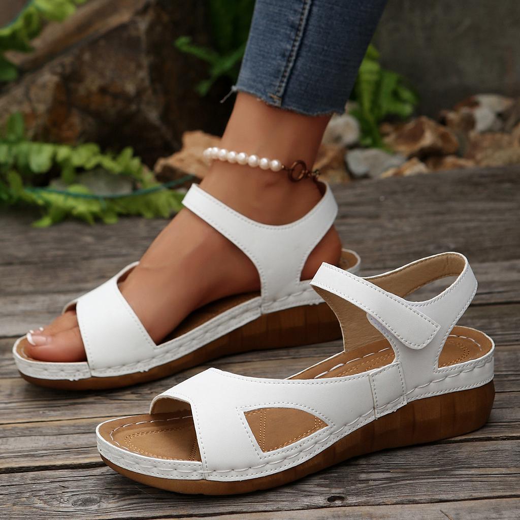 Women's Comfortable Fish Mouth Slippers Lightweight Wedge Sandals Summer Sandals Women's Open Toe Shoes Beach Sandals.