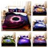 Bedding Set Universe Star Sky Quilt Cover Queen King Full Size Twin Bed Space Print Adult Children's Quilt Cover and Pillowcase Bedding
