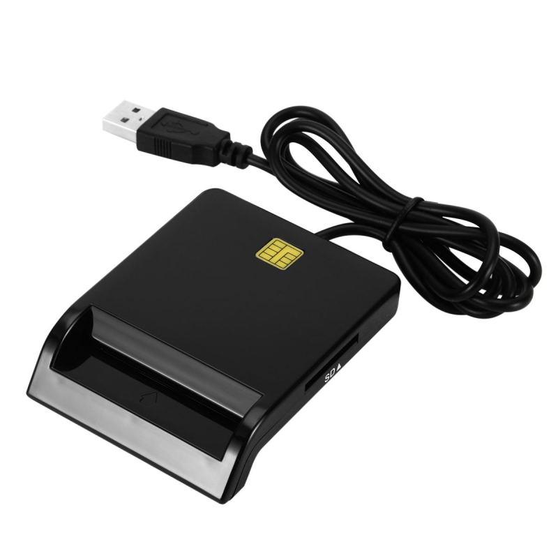 Устройство чтения смарт-карт USB SIM для банковских карт IC/ID EMV TF MMC Кардридеры USB-CCID ISO 7816 для Windows 7