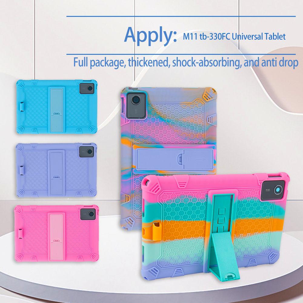 Мягкий чехол для Lenovo Tab M11 TB330FU TB331FC силиконовый чехол-подставка для Lenovo Xiaoxin Pad 2025 11 дюймов с ремешком и стилусом