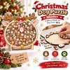 Irregular Shape Wooden Jigsaw Puzzle Wooden Holiday Puzzle Ornament Christmas Tabletop Decor